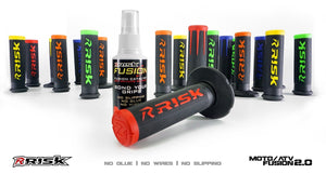 FUSION 2.0 Ergo ATV/MTB Grips with Fusion Grip Tech Bonding System