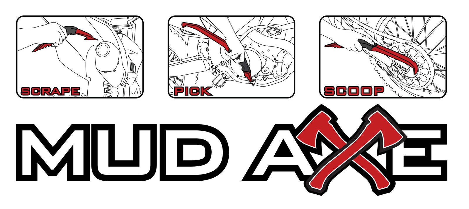 MudAxe-Premium PowerSports Scraper