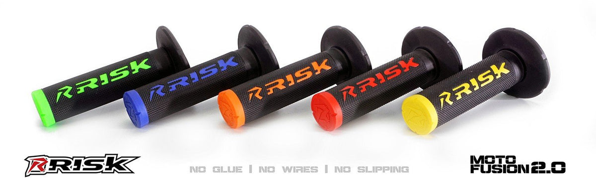 FUSION 2.0 Ergo Moto Grips with Fusion Grip Tech Bonding System