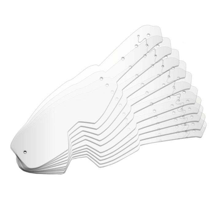 Lágrimas para J.A.C. V3 mx goggle - paquete de 20